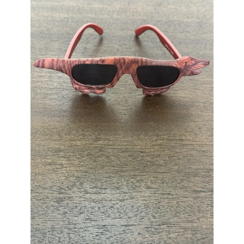 Vintage Dinosaur Kids Sunglasses Made in Taiwan Dino Glasses Toddler Shades